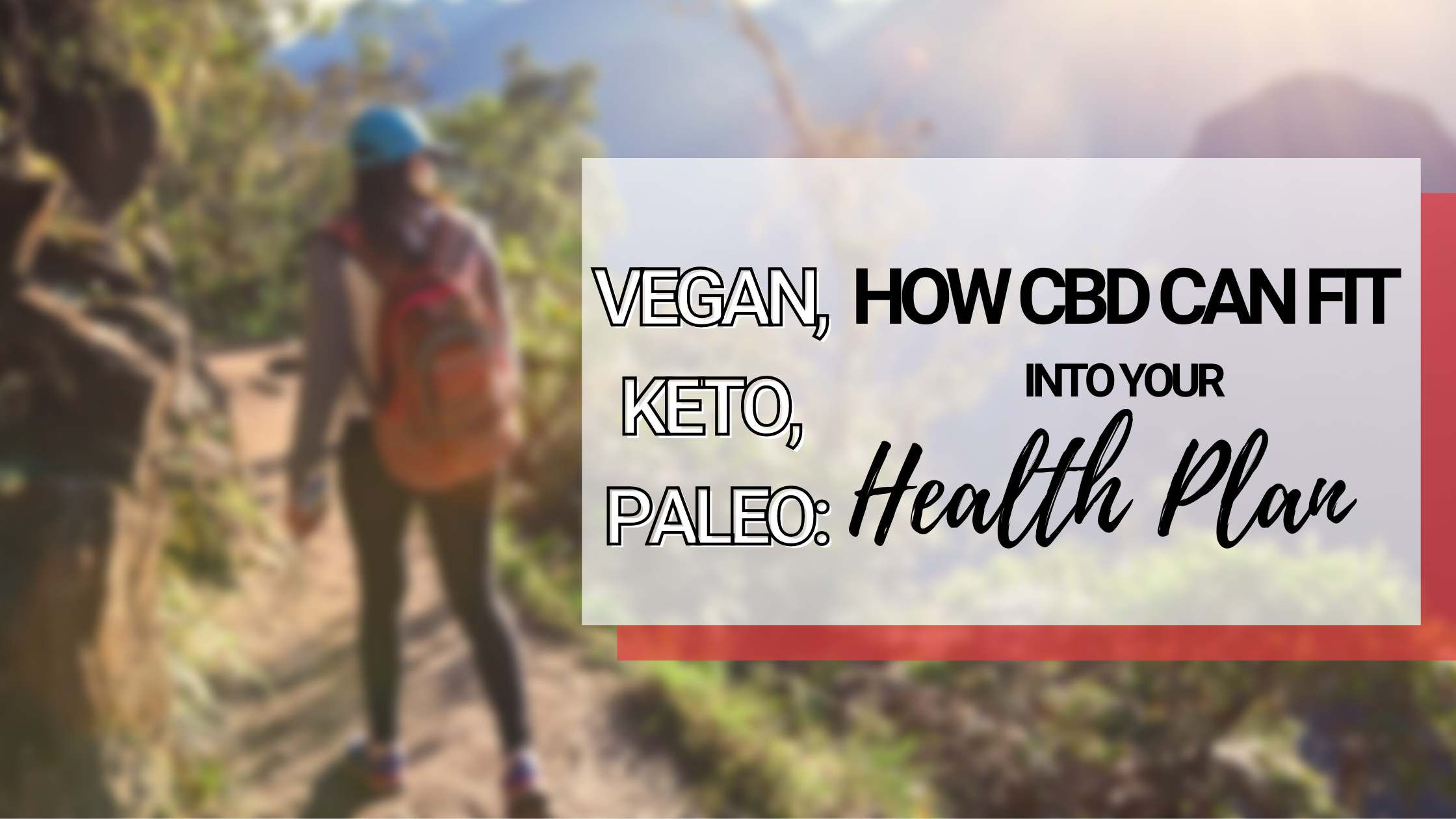 VEGAN KETO PALEO HOW CBD CAN FIT INTO YOUR HEALTH PLAN