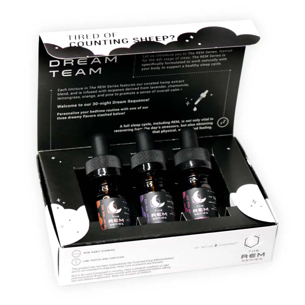 the rem series cbd oil for sleep flight pack